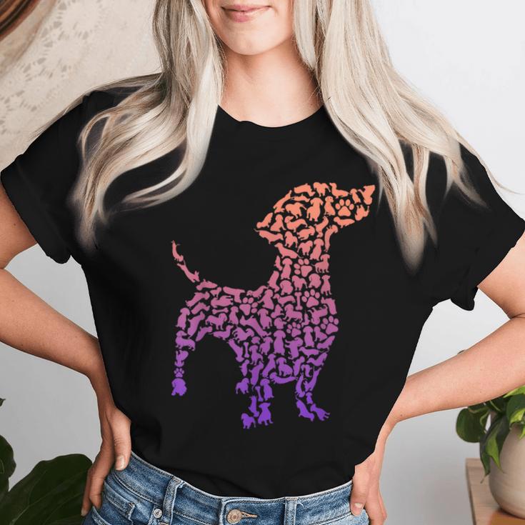 Dachshund Mama Dachshund Lover Children Teckel Girls' T-shirt Frauen Geschenke für Sie