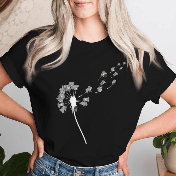 Dandelion Koala Bear For Koala Lovers Women's Koala T-shirt Frauen Geschenke für Sie