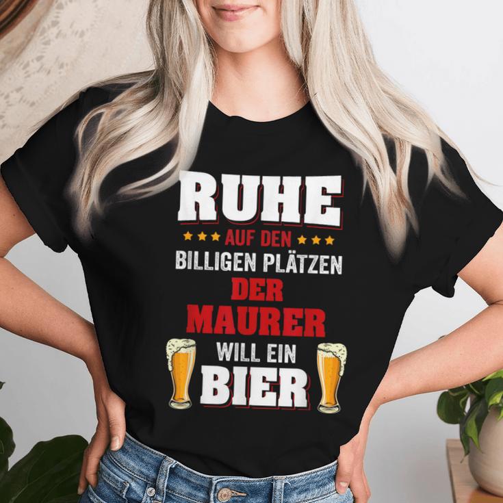 'Der Maurer Will Ein Beer' T-shirt Frauen Geschenke für Sie