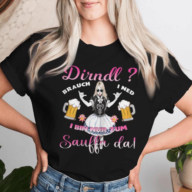 Dirndl Brauch I Ned Compatible Oktoberfest Women's Lausmadl T-shirt Frauen Geschenke für Sie