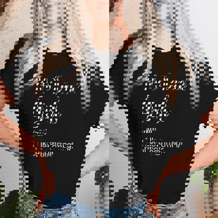 Donna Definizione Pole Dance Girl Poledance Regalo Fitness Danza Maglietta da donna Regalos para ella