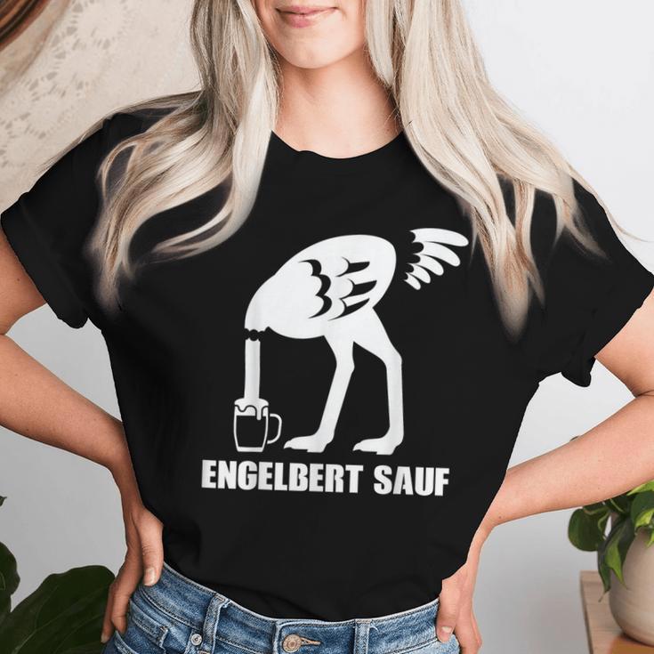 Engelbert Sauf Beer Drinking Beer Drinker Slogan T-shirt Frauen Geschenke für Sie