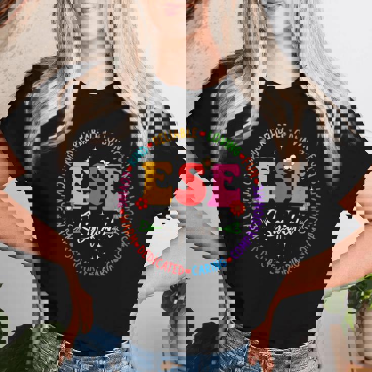 Ese Squad First Last Day Team Teacher Student Tribe Women T-shirt Gifts for Her Ese Squad First Last Day Team Teacher Student Tribe Women T-shirt Gifts for Her