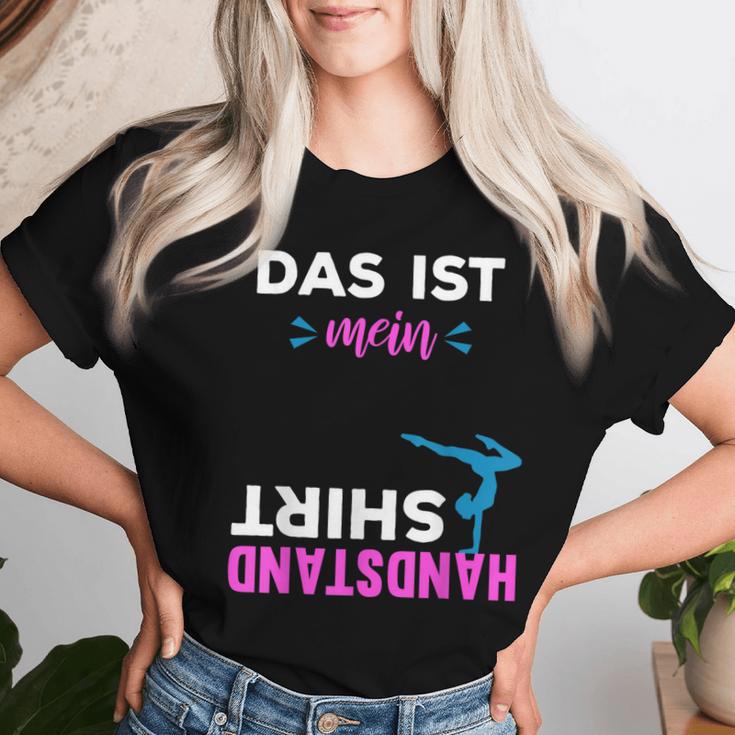 Handstand Saying Gymnastics Sport Girl T-shirt Frauen Geschenke für Sie