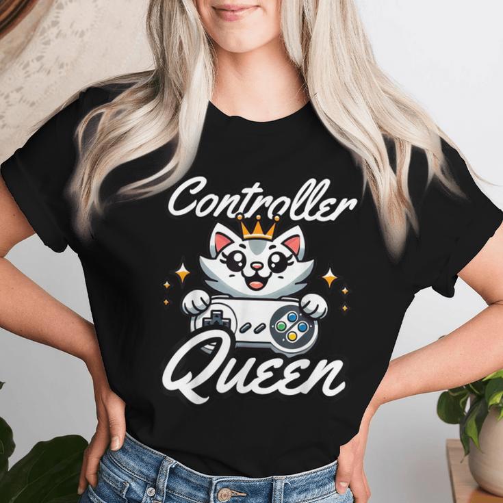 Gamer Girl Cat Gaming Cuteideo Game Girls T-shirt Frauen Geschenke für Sie