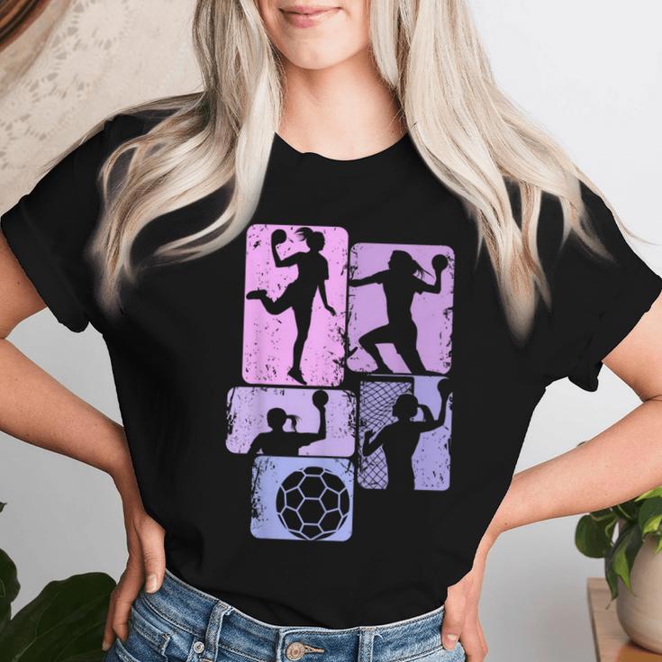 Handball Handball Girls Children S T-shirt Frauen Geschenke für Sie