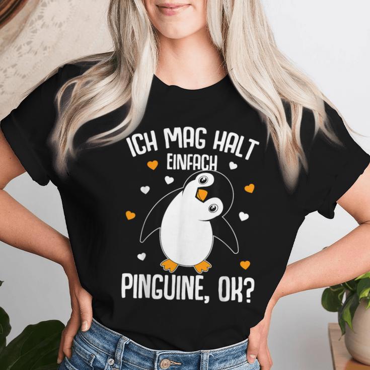 Ich Mag Halt Penguins Children's Women's Penguin T-shirt Frauen Geschenke für Sie