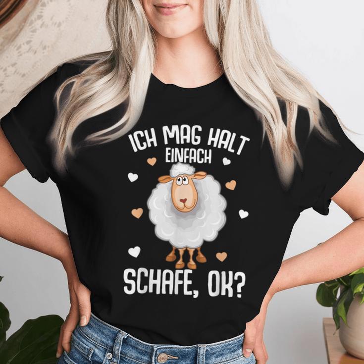 Ich Mag Halt Schafe Schaf Children's Girls' Women's T-shirt Frauen Geschenke für Sie