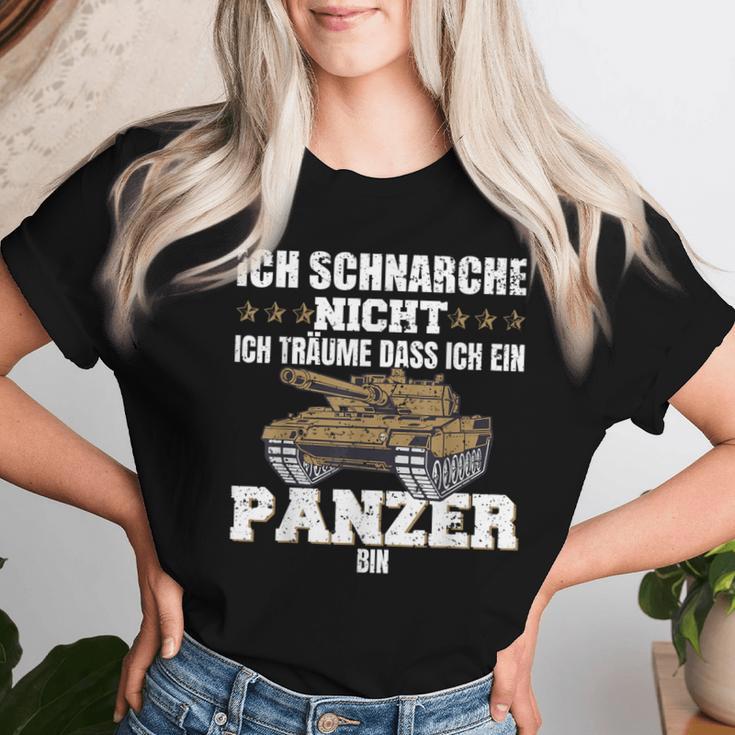 Ich Schnarche Nicht Ich Träumume Dass Ich Ein Panzer Bin S T-shirt Frauen Geschenke für Sie