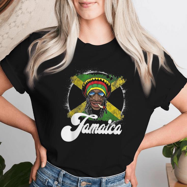 Jamaica Flag Intage Jamaica Jamaica For And Women T-shirt Frauen Geschenke für Sie