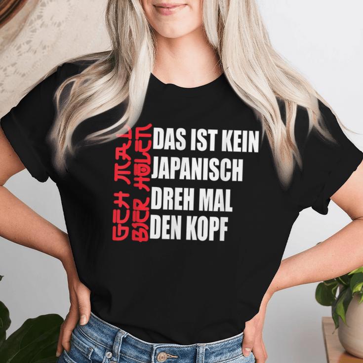 Japanese Geh Mal Bier Holen Beer Drinker T-shirt Frauen Geschenke für Sie