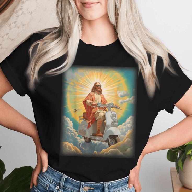 Jesusespa Driver Heaven Christian Hippie Biker T-shirt Frauen Geschenke für Sie