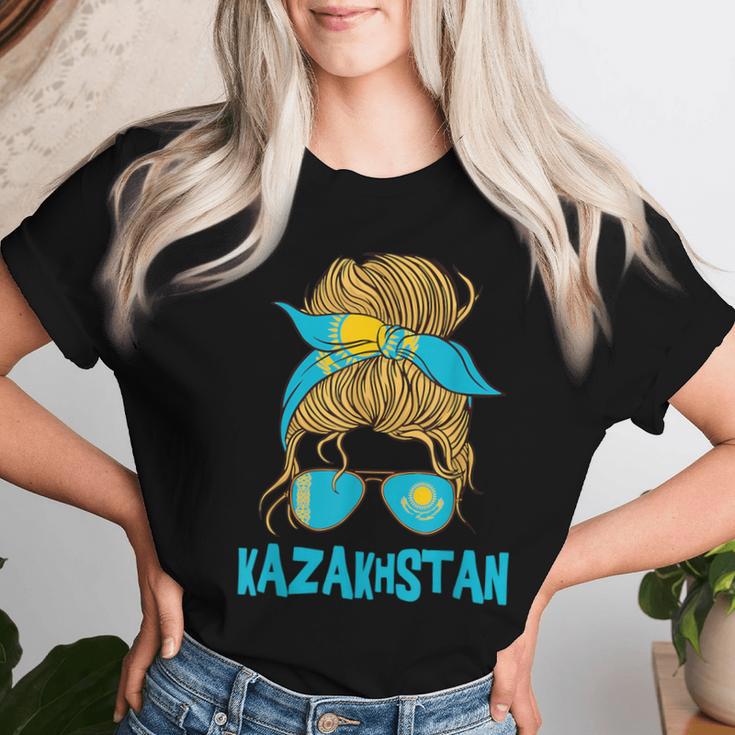 Kazakhstan For Girls Kazakhstan Flag For Kazakh T-shirt Frauen Geschenke für Sie