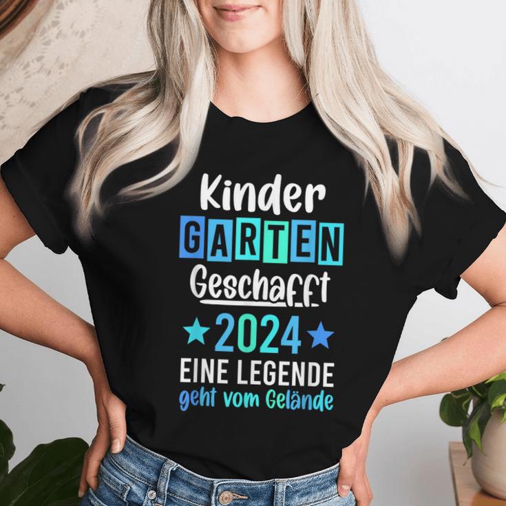 Kindergarten Ade Kita Abgänger 2024 Nursery Graduation T-shirt Frauen Geschenke für Sie