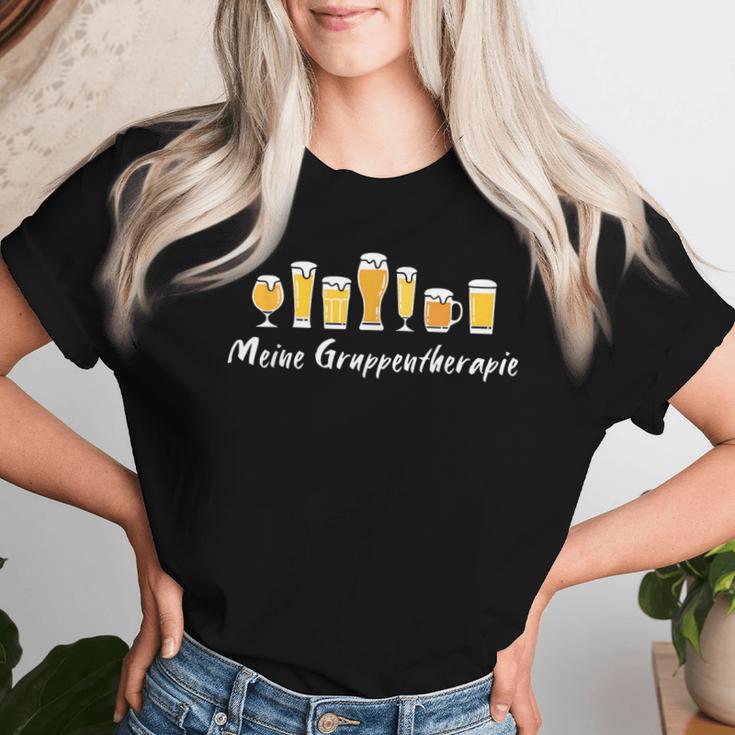 Meine Gruppentherapie Beer Drinker Alcohol Beer Saufen Beer T-shirt Frauen Geschenke für Sie