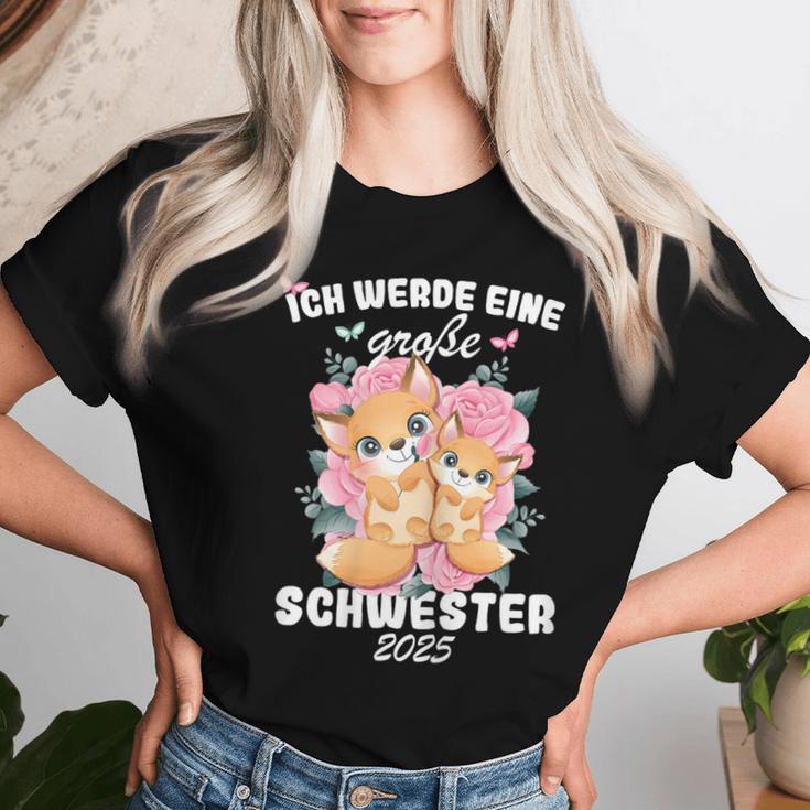 Nachwuchserkunden Ich Werde Große Schwester 2025 T-shirt Frauen Geschenke für Sie