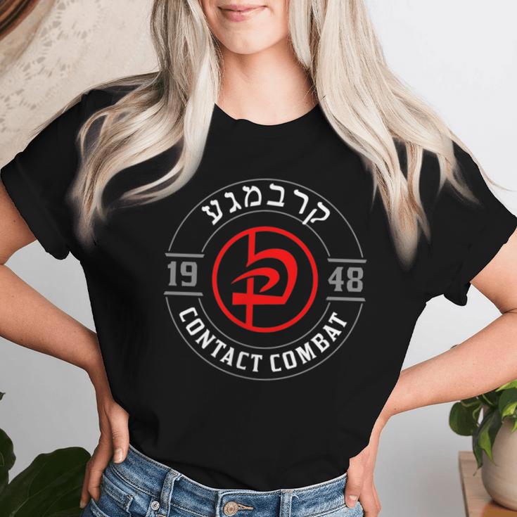 Old School Krav Maga Hebrew Symbol Logo For And Women T-shirt Frauen Geschenke für Sie