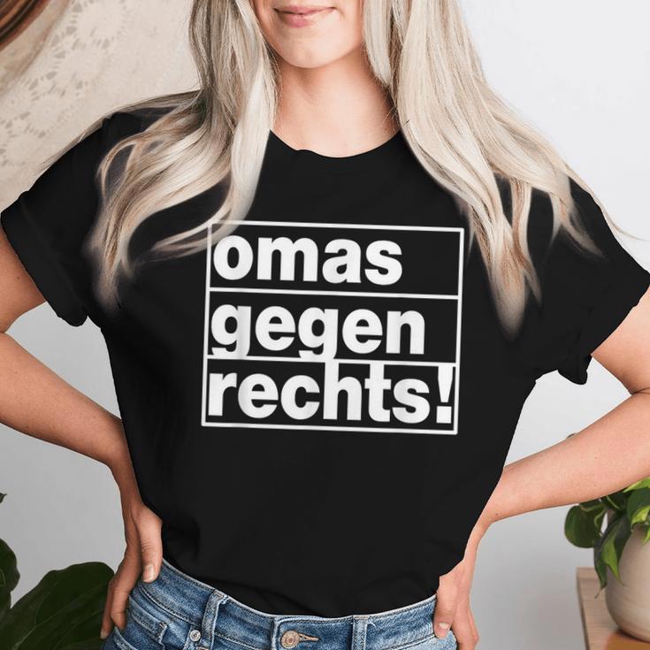 Omas Gegen Rechts I Anti Rassisum I Fck S I Tolleranz T-shirt Frauen Geschenke für Sie