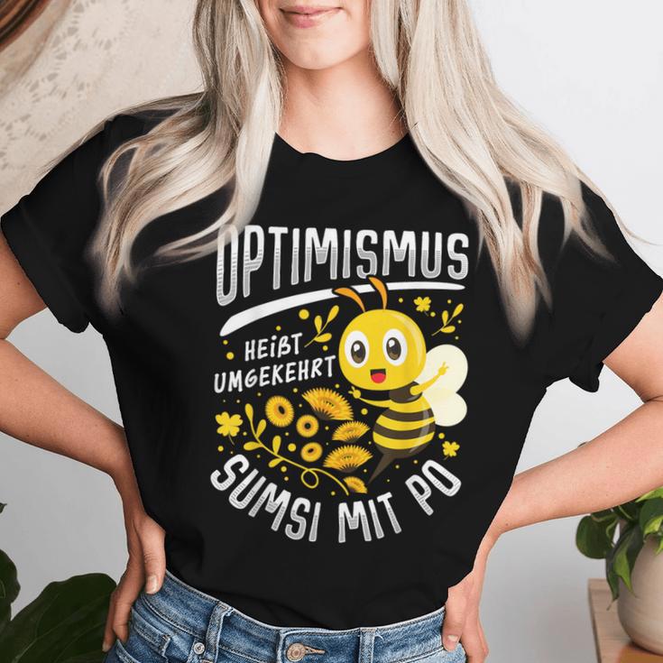 Optimismus Heißterversus Sumsi Mit Po Biene Honey Beekeeper T-shirt Frauen Geschenke für Sie