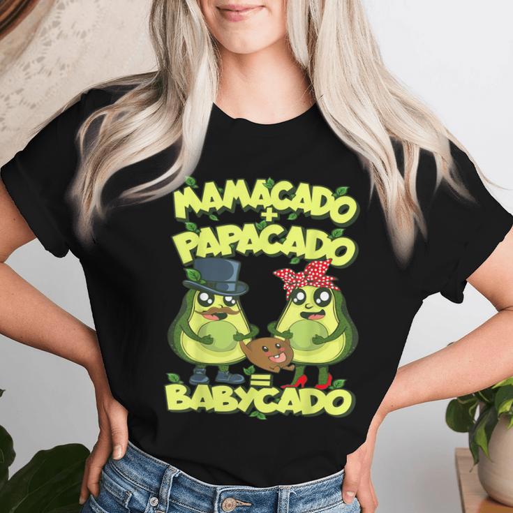 Papacado Mamacado Babycado Family Avocado T-shirt Frauen Geschenke für Sie