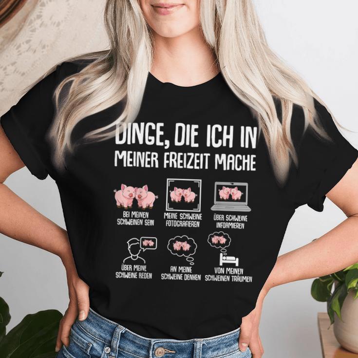 Pig Farmer Women's Pig T-shirt Frauen Geschenke für Sie