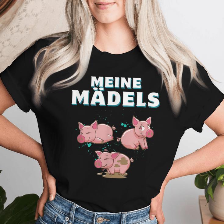 Pig Women's Pig Farmer's T-shirt Frauen Geschenke für Sie