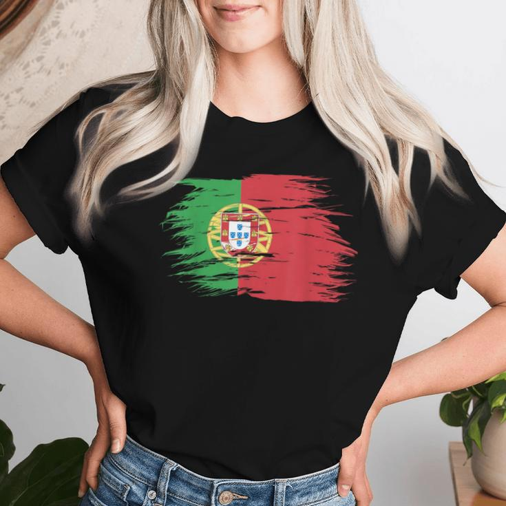 Portugal Flag Portugal Man Girl Woman Flag T-shirt Frauen Geschenke für Sie