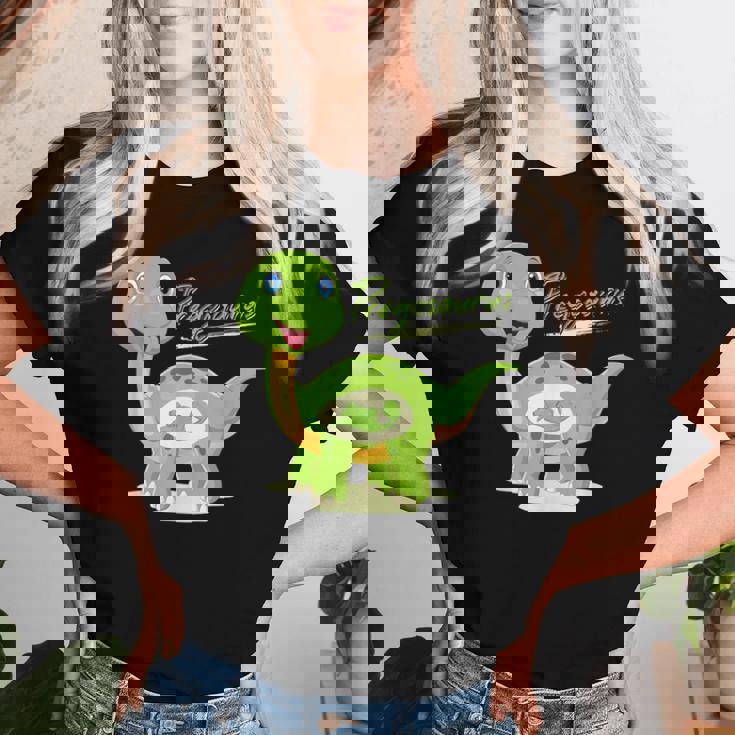 Pregosaurus Incinta Divertente Da Donna T-shirt - Foto 9