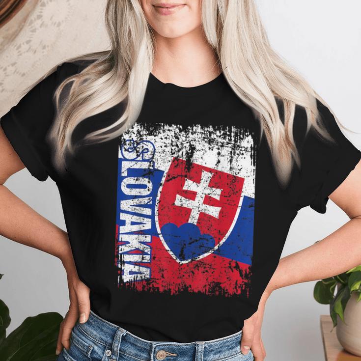 Slowakei Flag Women's Children's T-shirt Frauen Geschenke für Sie