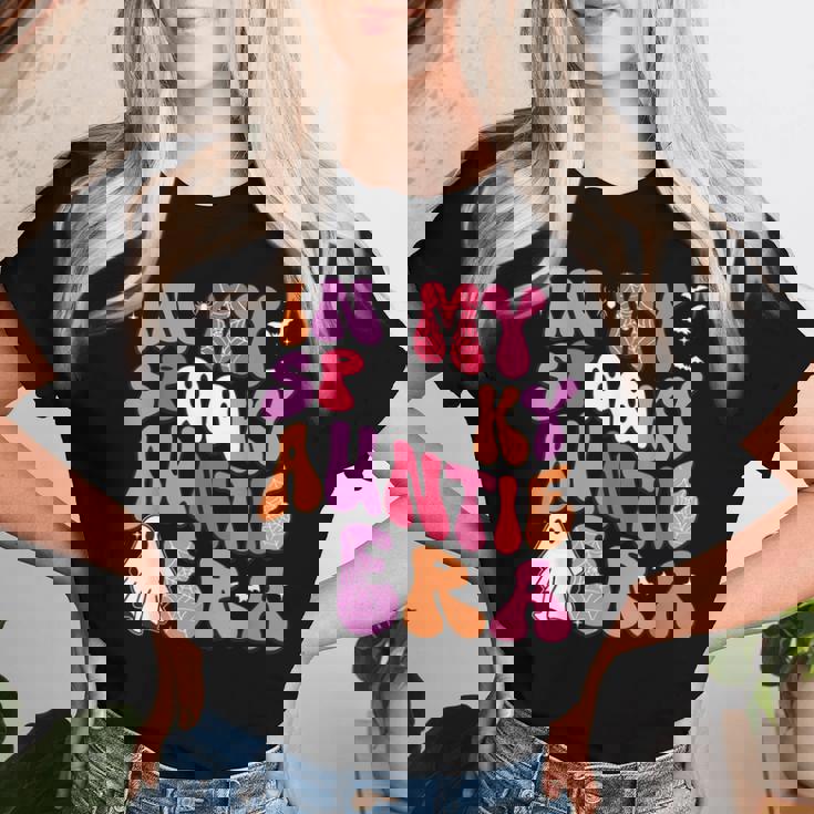 In My Spooky Auntie Era Auntie Halloween Spooky Aunt Women T-shirt Gifts for Her