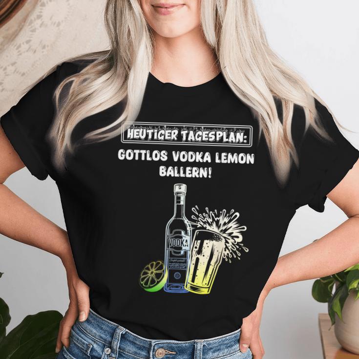 Vodkaodka Lemon Malle Party T-shirt Frauen Geschenke für Sie