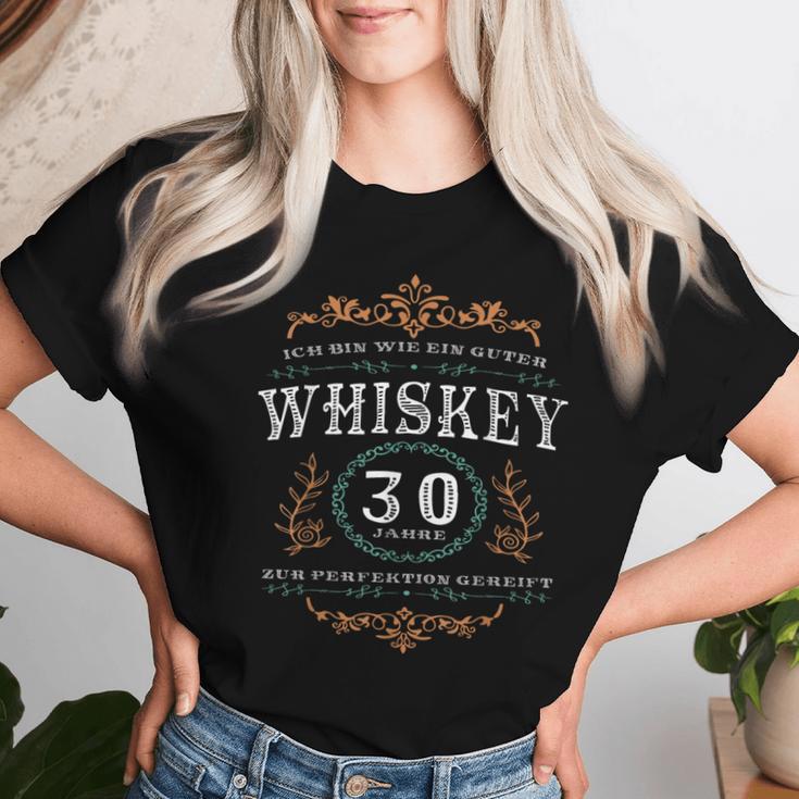 Wie Whiskey 30 Jahre Zur Perfektion Gereift Geschenke T-shirt Frauen Geschenke für Sie