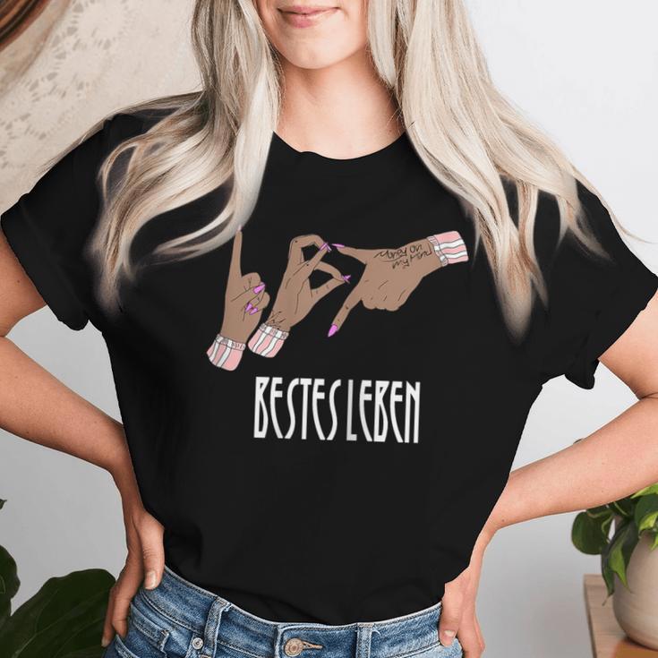 Women's 187 Hand Sign Best Life S T-shirt Frauen Geschenke für Sie