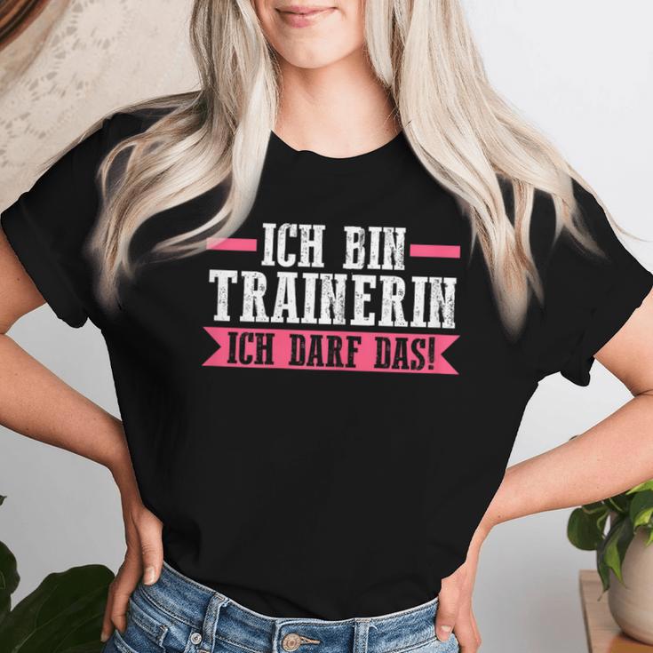 Women's Ich Bin Trainerin Ich Kann Das T-shirt Frauen Geschenke für Sie