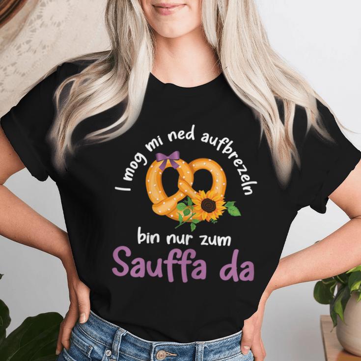 Women's I Mog Mi Ned Aufbrezeln Folk Festival Costume Dirndl S T-shirt Frauen Geschenke für Sie