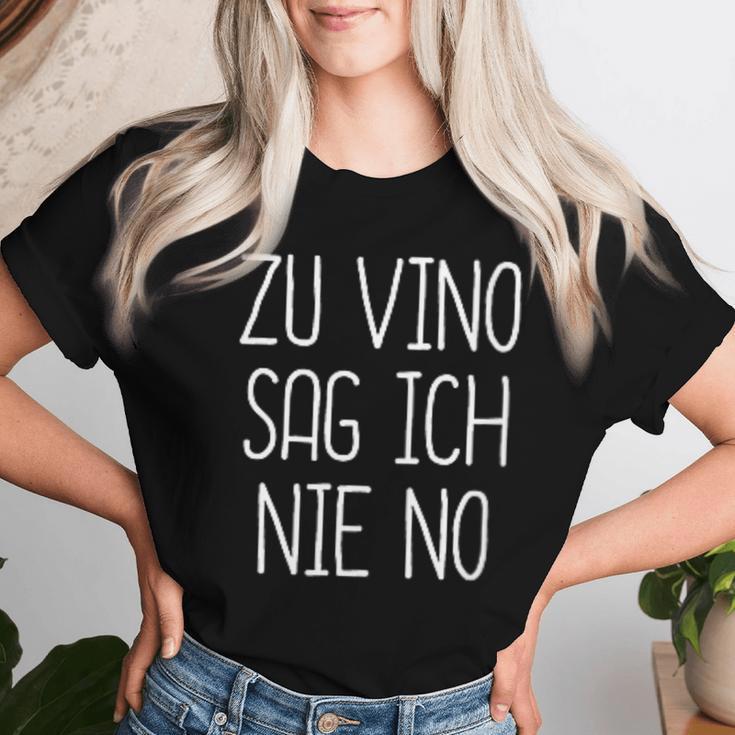 Women's Zuino Sag Ich Nie No T-shirt Frauen Geschenke für Sie