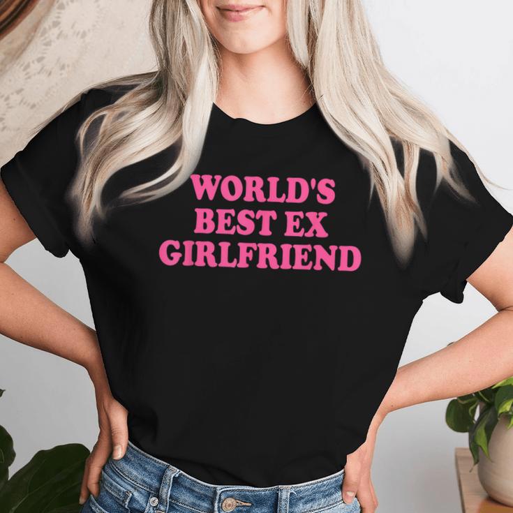 World's Best Ex Girlfriend T-shirt Frauen Geschenke für Sie