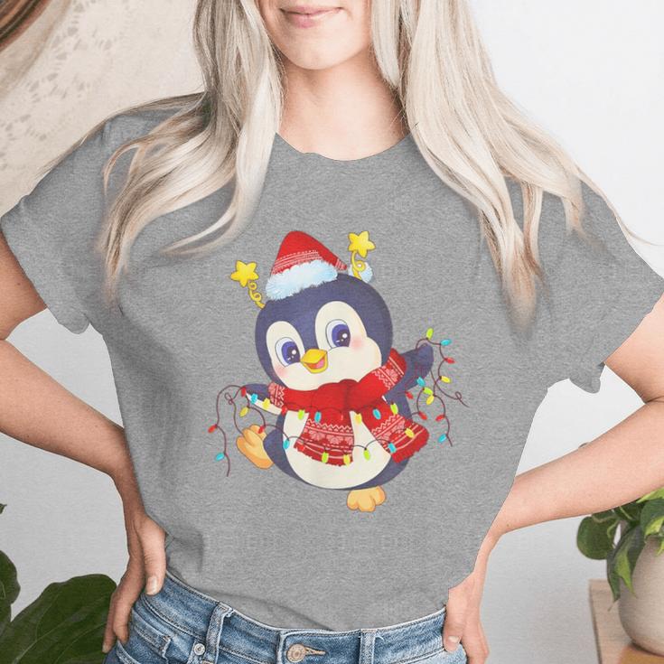 Christmas Children Penguin Christmas Xmas T-shirt Frauen Geschenke für Sie