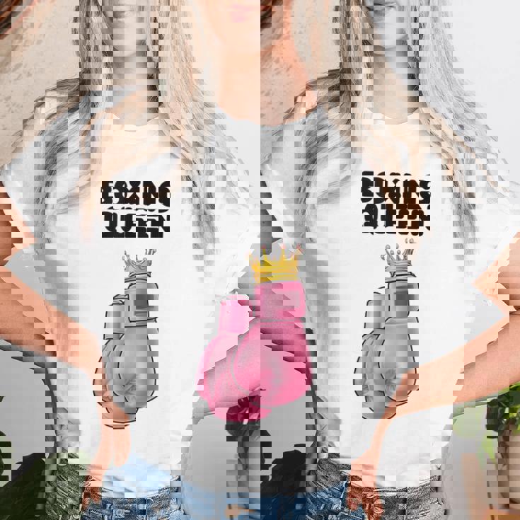 Boxing Queen De Boxeo Para Boxeo Para Niñas Sin Mangas Camiseta de mujer Regalos para ella