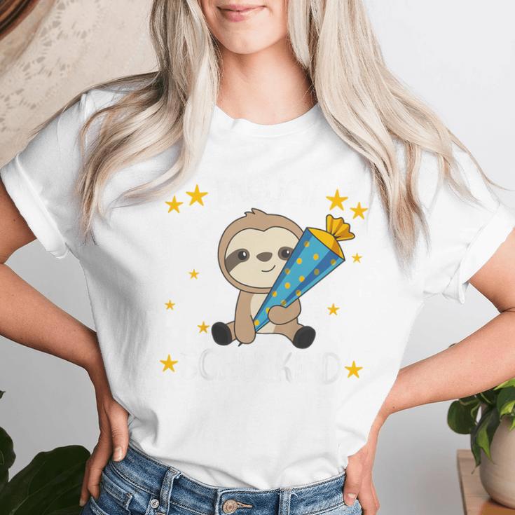 Children's Endlich Schulkind Sloth T-shirt Frauen Geschenke für Sie