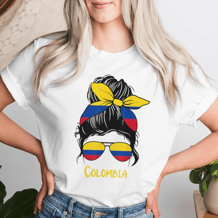 Colombiana Kolumbian Girl Colombia T-shirt Frauen Geschenke für Sie