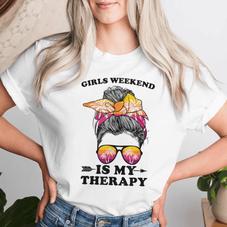 Girlswochenende Ist Meine Therapie Summer Holiday T-shirt Frauen Geschenke für Sie