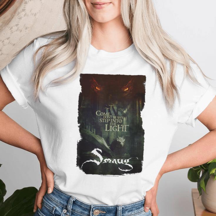 Hobbit Smaug Taunt T-shirt Frauen Geschenke für Sie