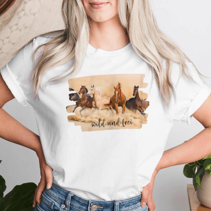 Horse Riding Desert Freedom T-shirt Frauen Geschenke für Sie