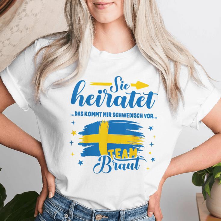 Jga Women's Sweden Poltern Hen Party T-shirt Frauen Geschenke für Sie