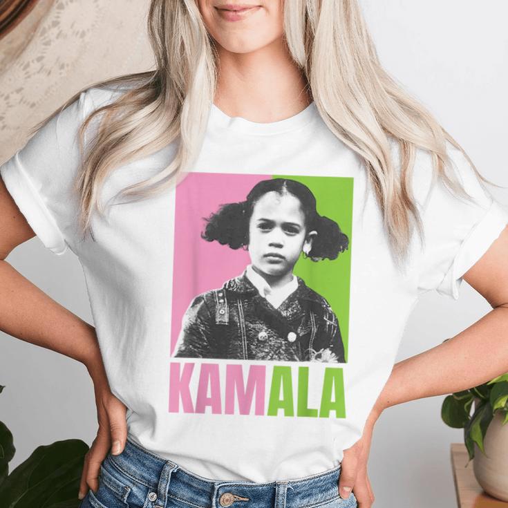 Kamala Harris Girl Cute Melanin Retrointage History T-shirt Frauen Geschenke für Sie