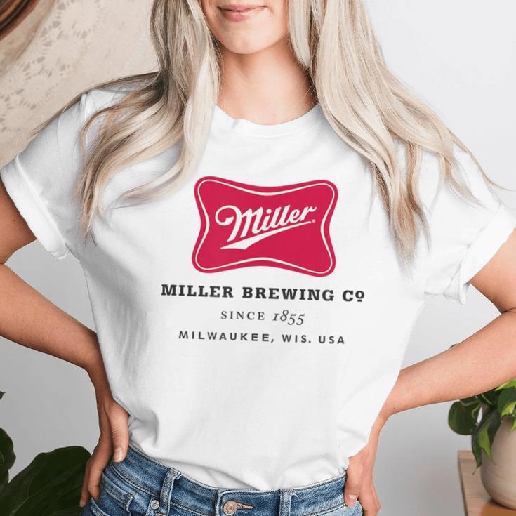 Miller Lock Up Beer T-shirt Frauen Geschenke für Sie