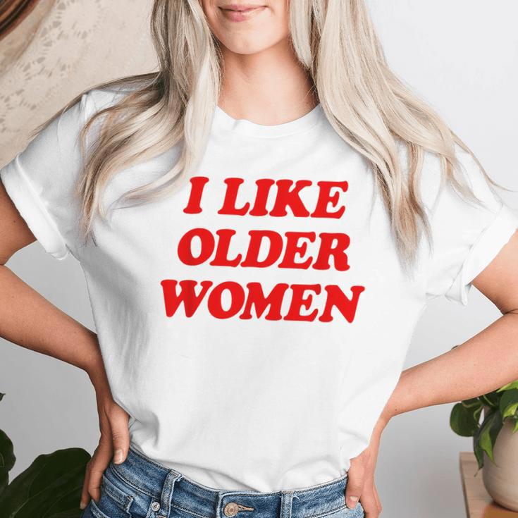 I Like Older T-shirt Frauen Geschenke für Sie