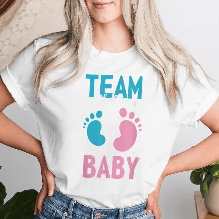 Team Baby Gender Reveal Boy Or Girl T-shirt Frauen Geschenke für Sie