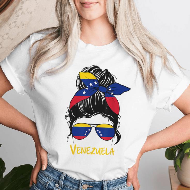 Venezuelan Girls'enezuela Franelaenezuela Enezolana Gray T-shirt Frauen Geschenke für Sie